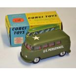 Corgi Toys US Personnel Carrier No. 356 in green with original box, nice clean example, box is good,