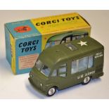 Corgi Toys US Army Field Kitchen No. 359 green in original box includes cook figure, nice example,