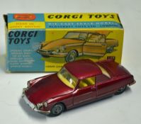 Corgi Toys Le Dandy Coupe Henri Chapron Body on Citroen DS Chassis No. 259 maroon in original box,