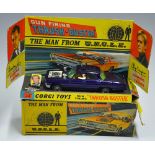 Corgi Toys The Man from U.N.C.L.E. Thrush-Buster No.497 with Waverly ring, in blue with original