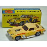 Corgi Toys Chevrolet Corvette Sting Ray No. 337 'Customized Lazy Bones' in yellow (faded