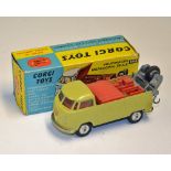 Corgi Toys Volkswagen Breakdown Truck No. 490 light green in original box, c/w tools, some heavy