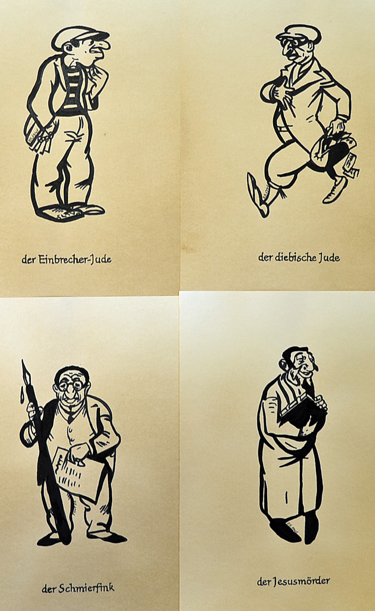 WWII German Propaganda Phillip Rupprecht Original Drawings dated 1941 with 'PR' to all, known as - Bild 2 aus 3