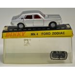 Dinky Toys Mk 4 Ford Zodiac No. 164 in original plastic box, good condition, box is good