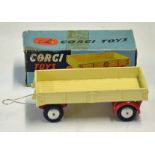 Corgi Toys Dropside Trailer No. 100 in original box, good condition model, box is poor with tape