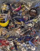 Assorted Quantity of Costume Jewellery consisting of bangles, bracelets, necklaces, earrings, rings,