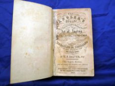 Salter, TF - "The Anglers Guide" 8th ed 1833, new cloth binding, 378 pages, fold out river map,