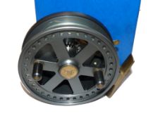 REEL: The Arnold Kingpin high tech alloy trotting reel, in as new condition, 4.5" diameter, ball