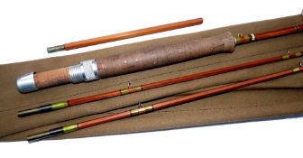 ROD: Sharpe of Aberdeen for Farlow Fario 85 impregnated cane trout fly rod, 8'5" 2 piece staggered