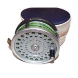 REEL: Hardy Marquis Salmon No.2 fly reel, in fine condition, 2 screw latch, correct ribbed brass