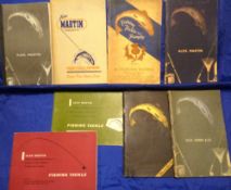 CATALOGUES: (8) Collection of 8 Alex Martin, Scotland anglers guides, dates ranging 1930 to 49,