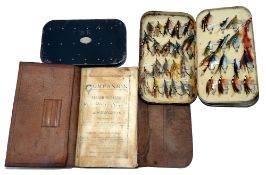 ACCESSORIES: Alfred Ronalds Companion To Fly Fishers Entomology, pigskin cover stamped "Mitchell