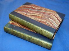 LEATHER BOUND VOLUMES: Two half leather bound volumes of "The Fisherman's Magazine", edited by the