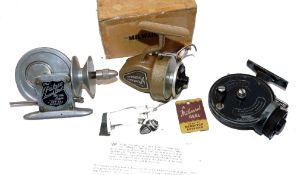REELS: (3) Fine Palace Superb reel, British made New Era Products, friction drive threadline