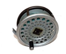 REEL: Hardy Marquis Salmon No.2 alloy fly reel, black castle drum release, backplate tension