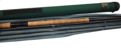 ROD: Orvis Silver Label TL 15' 4 piece graphite salmon fly rod, line weight 10, Mid Flex 8 model,