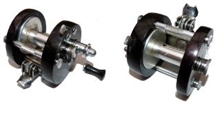 REEL: Rare Link O Ping Sweden Rainbow 888 tournament casting reel, 2.25" diameter, 2.2" wide,