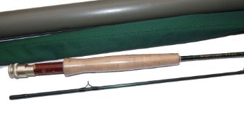 ROD: Sportfish 8' 2 piece graphite trout fly rod, line 3/4, slim antiflash green blank, snake guides