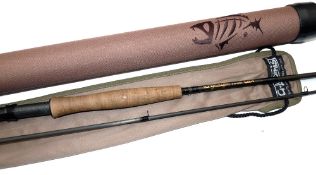 ROD: Loomis GLX 9' 2 piece trout fly rod, line rate 6, matt finish blank, large diameter guides,