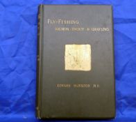 Hamilton, E - "Fly-Fishing, Salmon, Trout And Grayling" 1st ed 1884, brown cloth binding, decorative