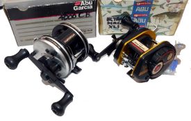 REELS: (2) Abu Garcia Ambassadeur 4500CB casting reel, RHW, high speed retrieve with level wind,