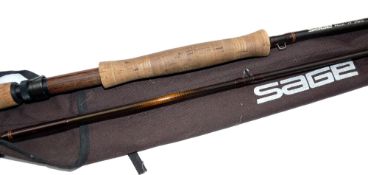 ROD: Sage Graphite 3 GFL 11' 3", 2 piece carbon trout fly rod, line rate 6, bronze whipped guides,