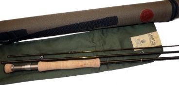 ROD: Hardy Cirrus 10' 3 piece carbon trout fly rod, in as new condition, line rate 10, bronze