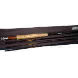 ROD: Sage RPL Graphite 3 carbon trout fly rod, code 5100, 10' 3 piece plus spare tip, brown blank,