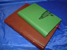 Buller, F - "Pike And The Pike Angler" 1981, full leather binding, decorative ribbed spine, fine