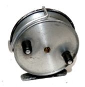 REEL: Hardy the Triumph 3" alloy drum reel, bright finish shallow drum, central slotted screw,