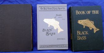 Henshall, JA - "Book Of The Black Bass" reproduction leather bound copy with gilt decoration,