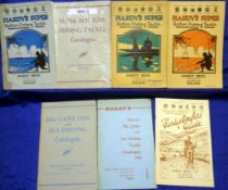 CATALOGUES: (7) Collection of 7 Hardy Anglers Guides, Supplements and Super bottom catalogues, Big