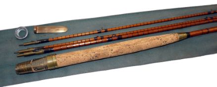 ROD: Early Hardy The Houghton Palakona Rod, No. A4608, 10' 3 piece + correct spare tip, close