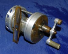 REEL: Extremely rare Farlow & Co Ltd, London, the Billiken Tournament alloy multiplier reel, brass