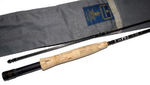 ROD: Hardy Ultralite Plus 8'6" carbon trout fly rod, line #5, black tipped silver whipped guides,