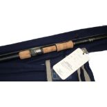 ROD: Hardy Favourite Carp No.1, 11' 2 piece carbon rod in as new condition, purple whipped lined