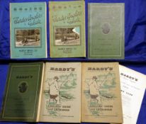 CATALOGUES: (6) Collection of 6 Hardy Anglers guides, 1951, 52, 54, 55, 57 & 58 with price list