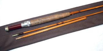 ROD: David Norwich Maker of Peebles "The Jack Shepherd" 8'3" 2 piece cane trout fly rod, staggered