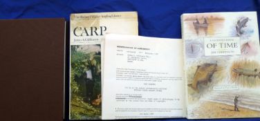 Gibbinson, J - signed - "Carp" 1st ed 1968, H/b, D/j, c/w a Memorandum of Agreement relating to Carp