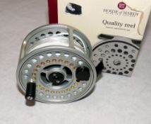 REEL: Hardy Ultralite Disc LA 9/10 alloy salmon fly reel, LHW, in little used condition, silver