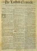 The London Chronicle Newspaper 1793 dated 24 Aug - 27 Aug contents include Marie Antoinette taken to