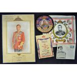 Royalty King Edward VIII Collection to include a large Burton Stores, Leominster Calendar, 1937 with