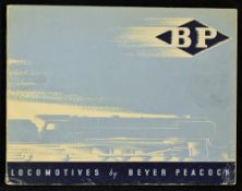 Locomotives by Beyer Peacock Catalogue dated 1946 Works at Gorton, Manchester a large presentation