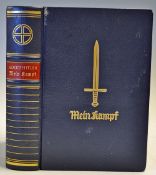 Adolf Hitler 50th Birthday Edition of Mein Kampf Book this edition produced in 1939 for the 50th