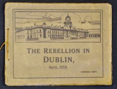 The Rebellion in Dublin Souvenir Photo Album dated April 1916, with 11 tipped in photograph of which