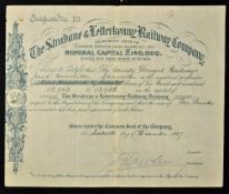 Great Britain Ireland The Strabane and Letterkenny Railway Company 1930 Share Certificate (A