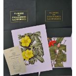 Flowers of the Endangered Rainforests, three portfolios of six prints on art paper with individual