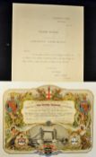 London Tower Bridge Opening Invitation by HRH The Prince Of Wales 1894 a very beautifully multi-