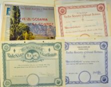 Assorted Selection of Radio Society Certificates from Australia, New Zealand, GB & USA plus RAF