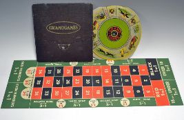 Gramogames Game c1927-28, a complete Compendium of 8 games consisting of Printed Metal Disk